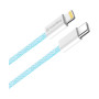 Дата кабель USB-C to Lightning 1.0m 27W blue ColorWay (CW-CBPDCL061-BL) Дата кабель USB-C to Lightning 1.0m 27W blue ColorWay (CW-CBPDCL061-BL)
