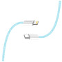 Дата кабель USB-C to Lightning 1.0m 27W blue ColorWay (CW-CBPDCL061-BL) Дата кабель USB-C to Lightning 1.0m 27W blue ColorWay (CW-CBPDCL061-BL)