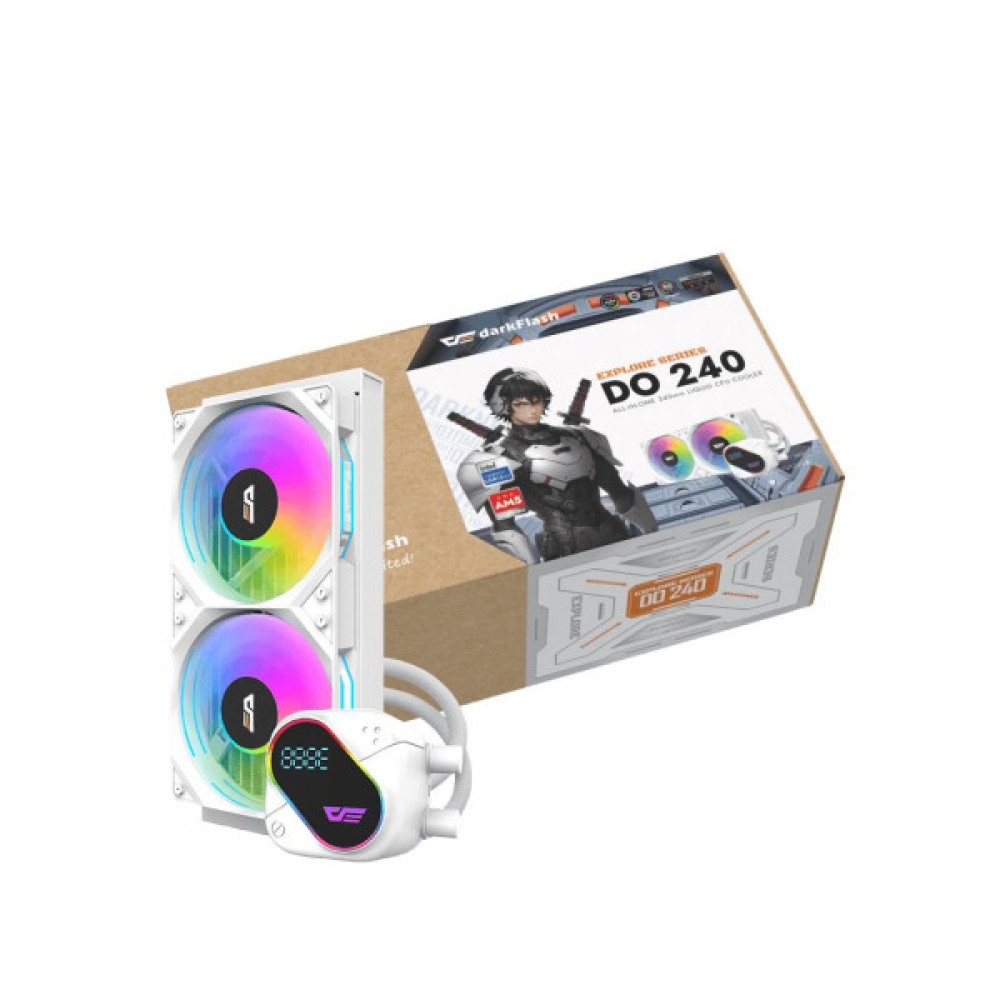 Кулер до процесора DARKFLASH DO240 WHITE