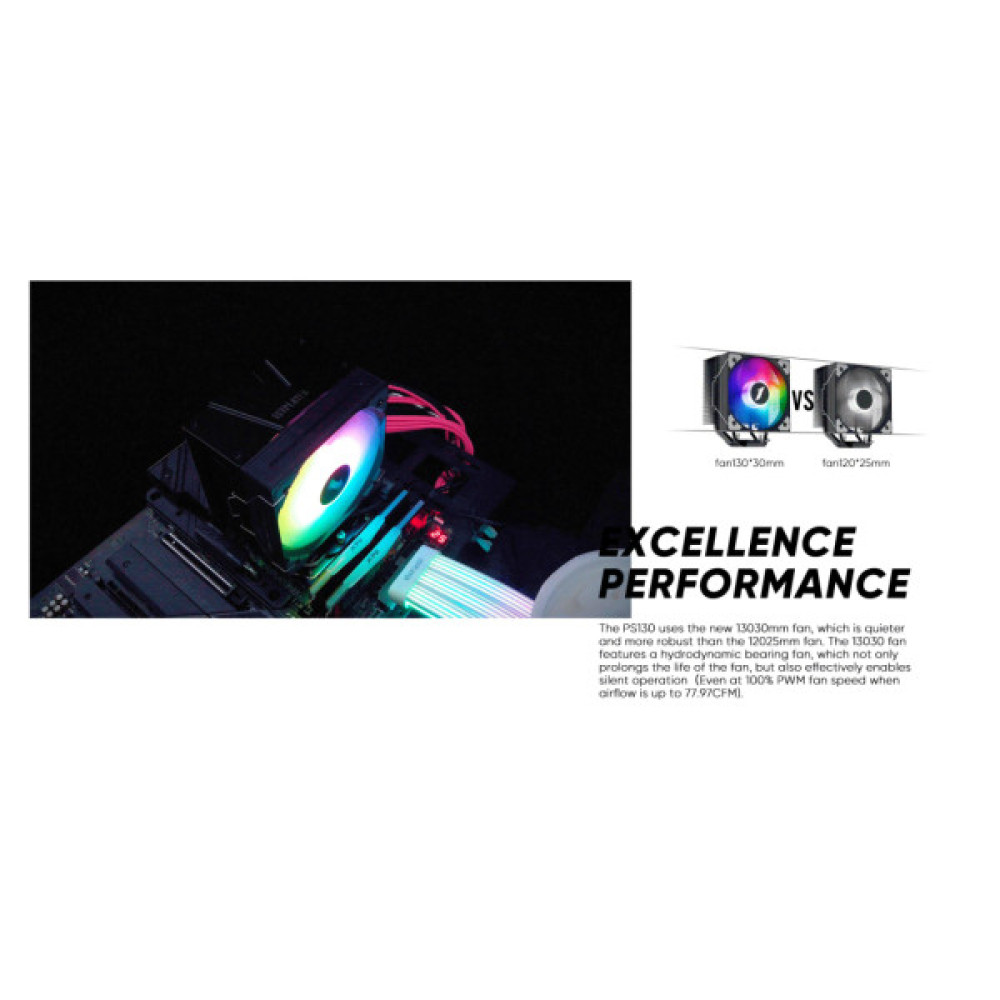 Кулер до корпусу Gamemax FN12A-N2-W