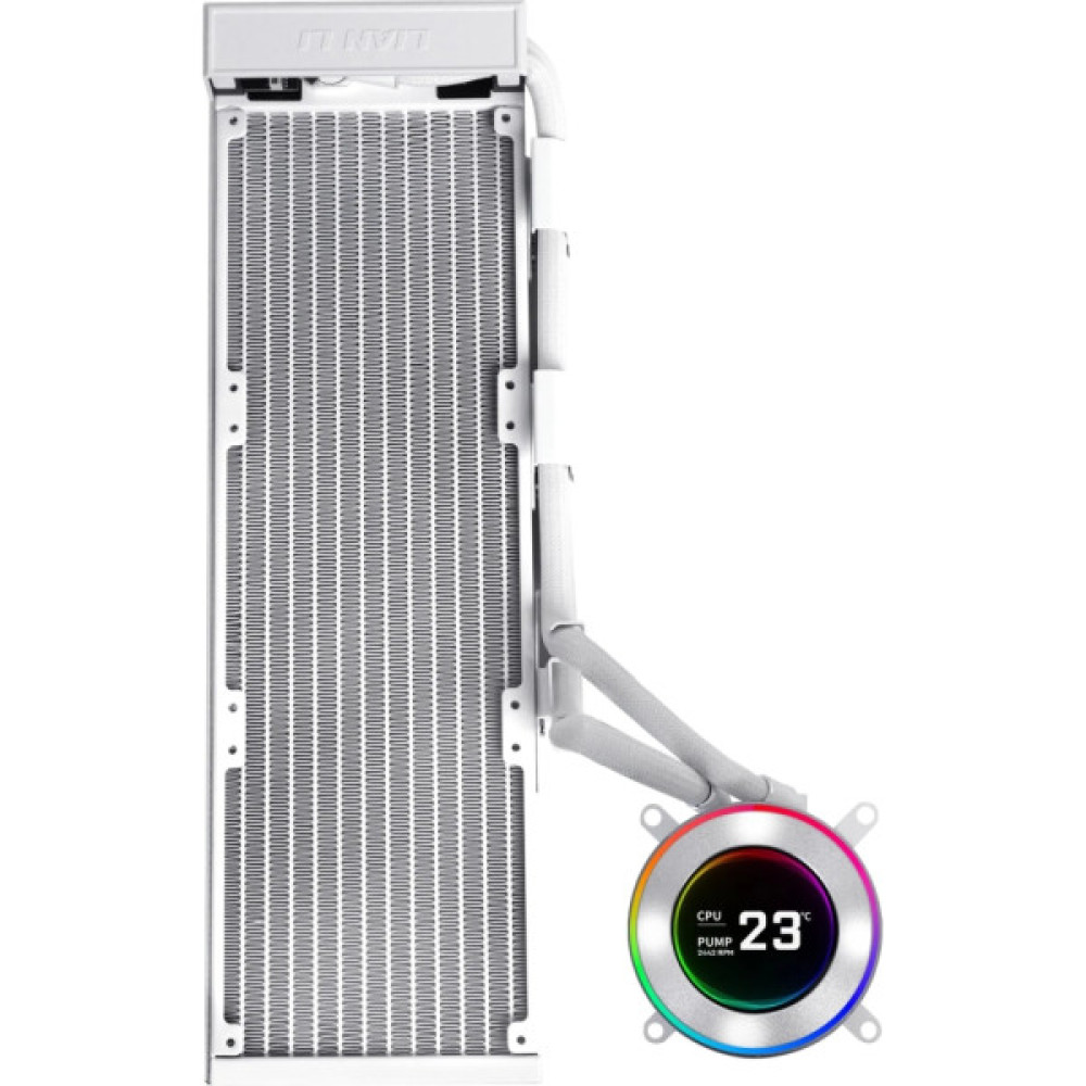 Система рідинного охолодження Lian Li HydroShift II LCD-C 360CL, White (G89.GHS2LCD36RW.00)