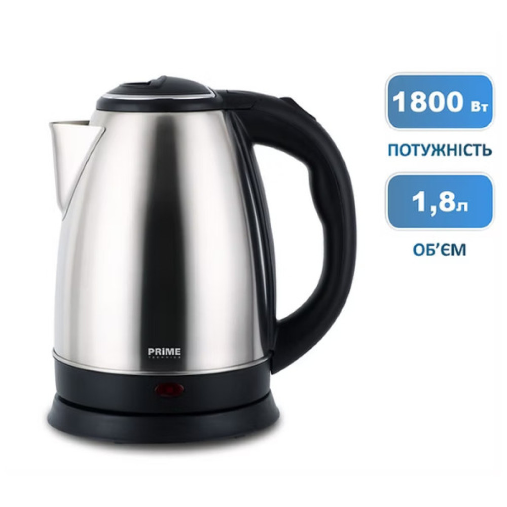 Електрочайник PRIME Technics PKX 1830 B