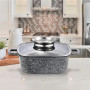 Каструля Gusto квадратна покриття Ceramic Snow 4,4 л (GT-2704-24)