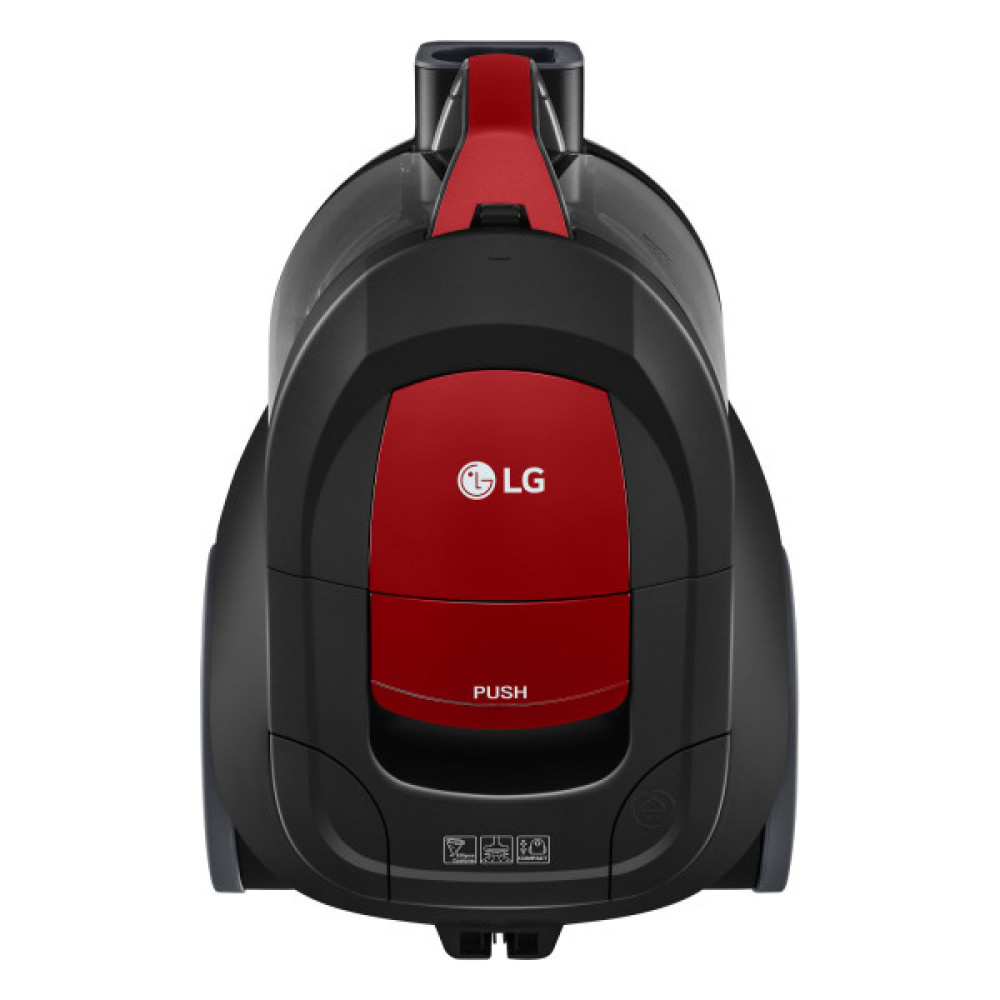 Пилосос LG контейнерний, 650Вт, конт пил -1.1л, турбо-щітка Pet Brush, червоний