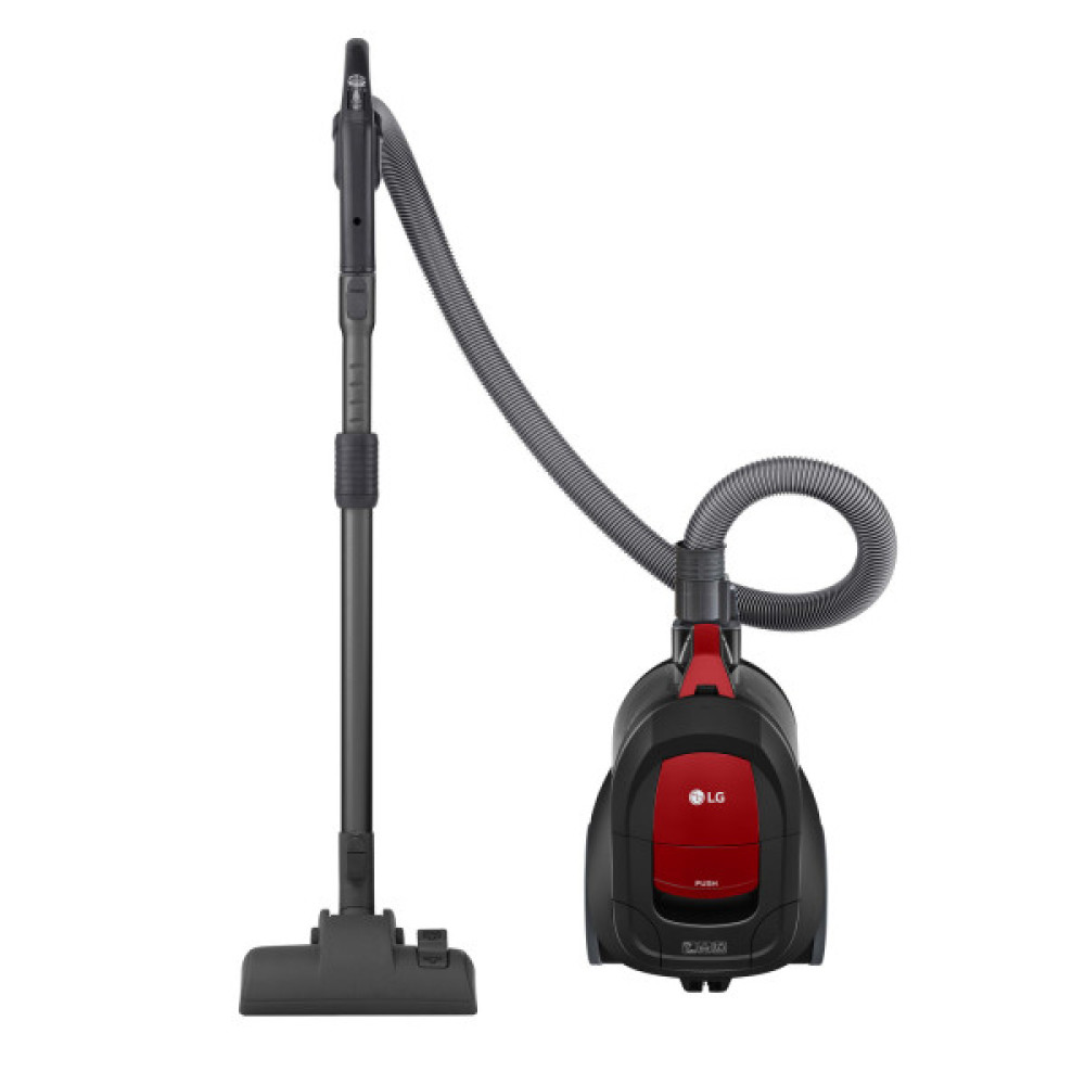Пилосос LG контейнерний, 650Вт, конт пил -1.1л, турбо-щітка Pet Brush, червоний
