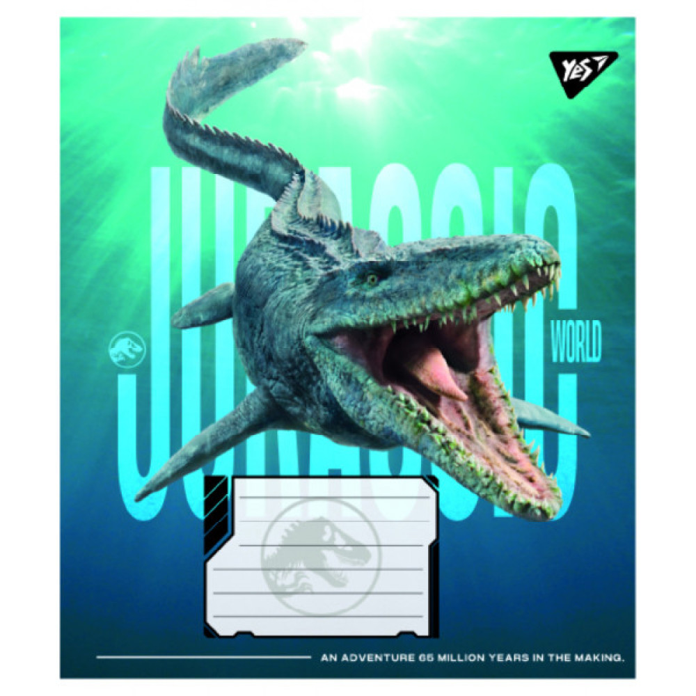 Зошит Yes JURASSIC WORLD ALIVE А5 24 аркушів лінія (767683)