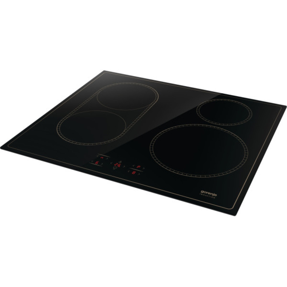 Варильна поверхня Gorenje індукційна, 60см, PowerBoost, TouchControl, поєднання конфорок, чорний