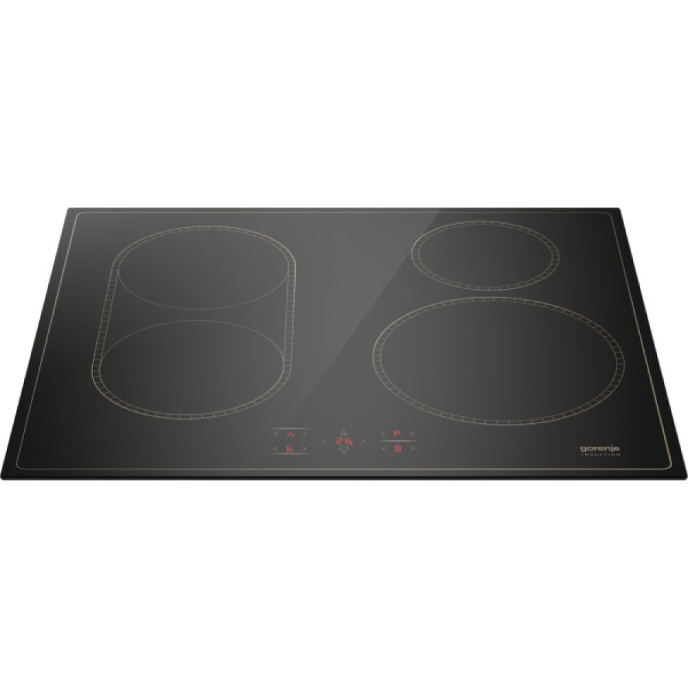 Варильна поверхня Gorenje індукційна, 60см, PowerBoost, TouchControl, поєднання конфорок, чорний