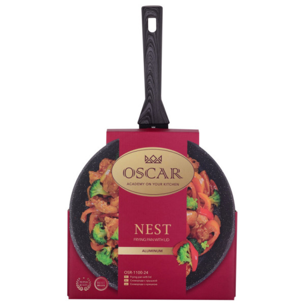 Сковорода Oscar Nest з кришкою 26 см (OSR-1100-26)