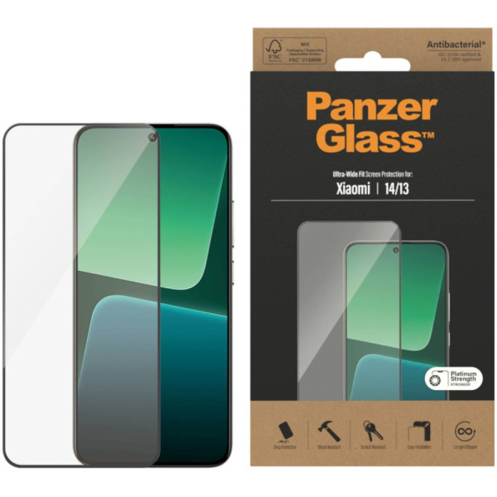 Скло захисне PANZERGLASS Xiaomi 14 | 13 Ultra-Wide Fit (PG_8066) Скло захисне PANZERGLASS Xiaomi 14 | 13 Ultra-Wide Fit (PG_8066)