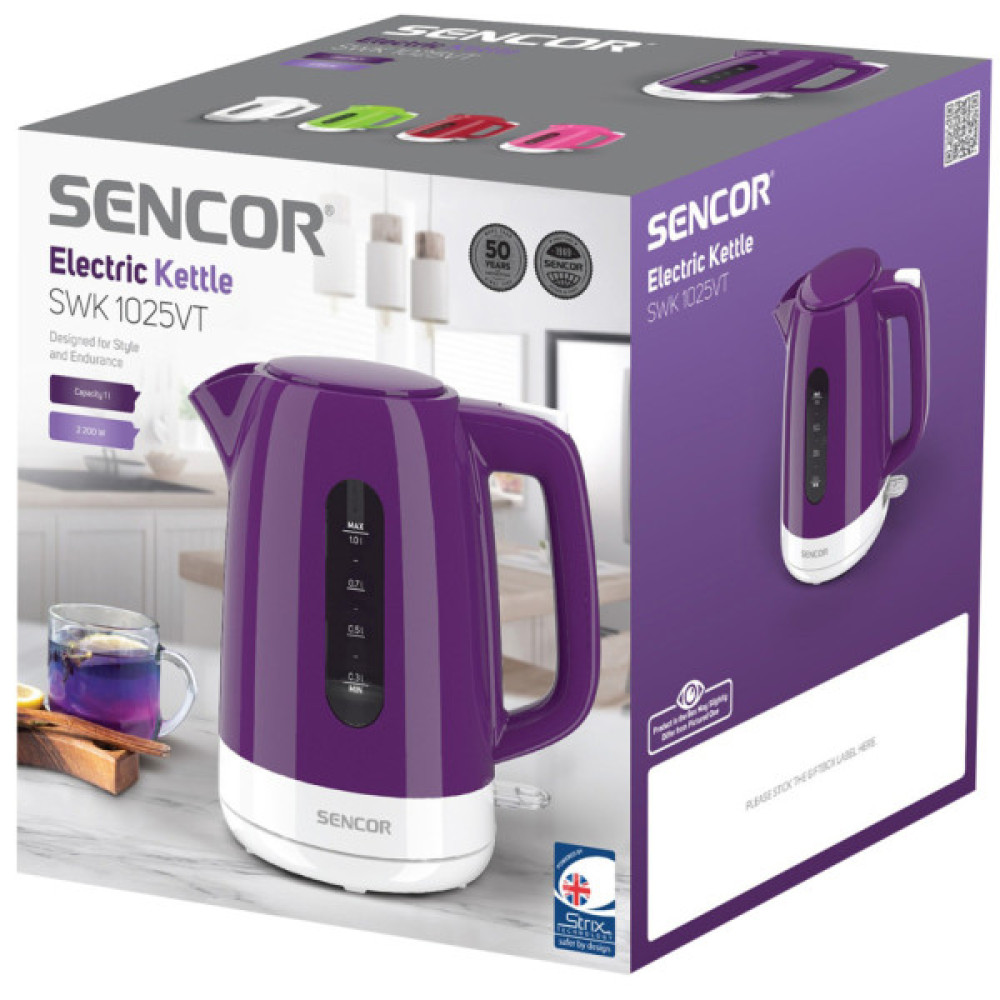Електрочайник Sencor SWK 1025VT (SWK1025VT)