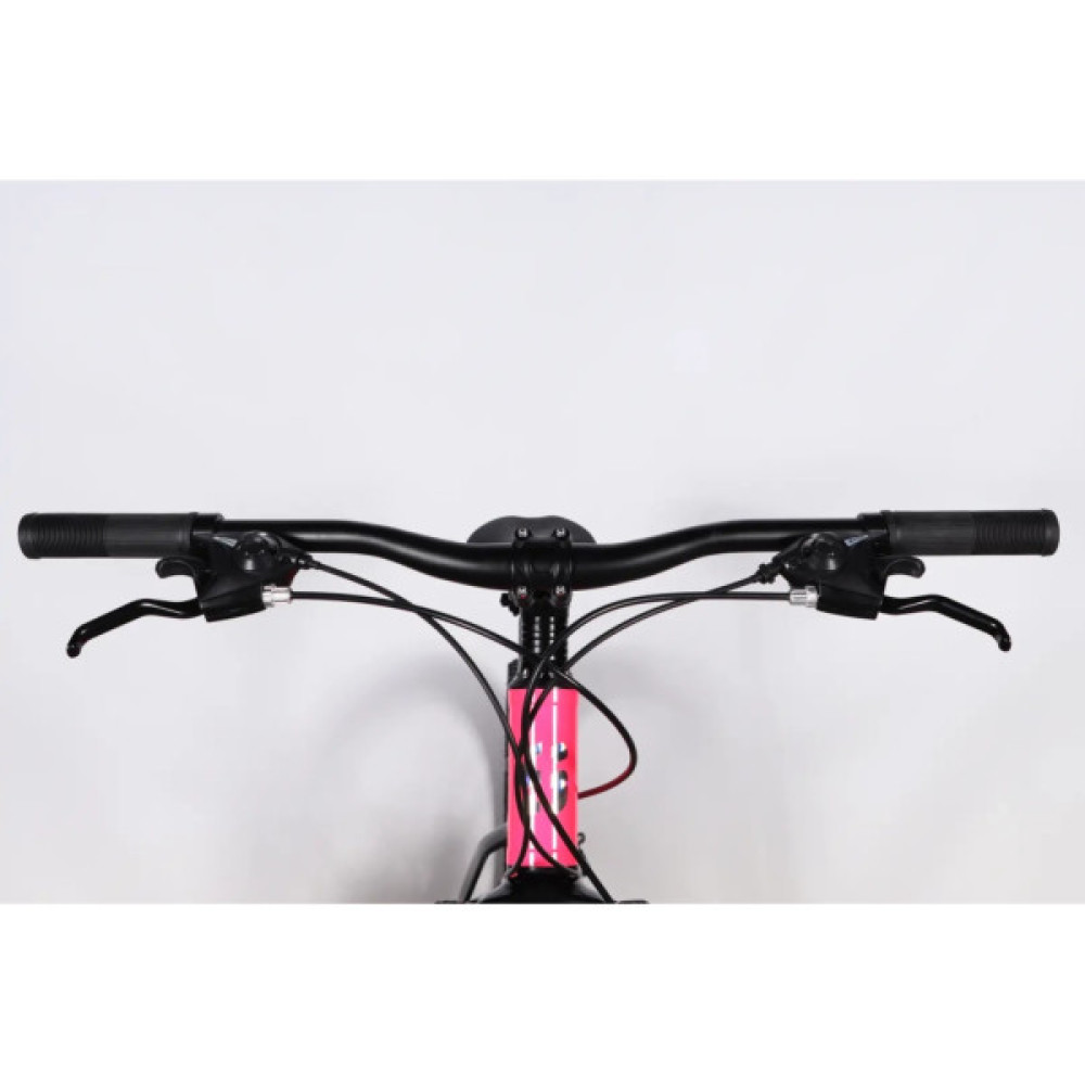Велосипед Space 27.5" LYRA DD FR рама-15" AL 2026 рожево-чорний (OPS-SP-27.5-094)