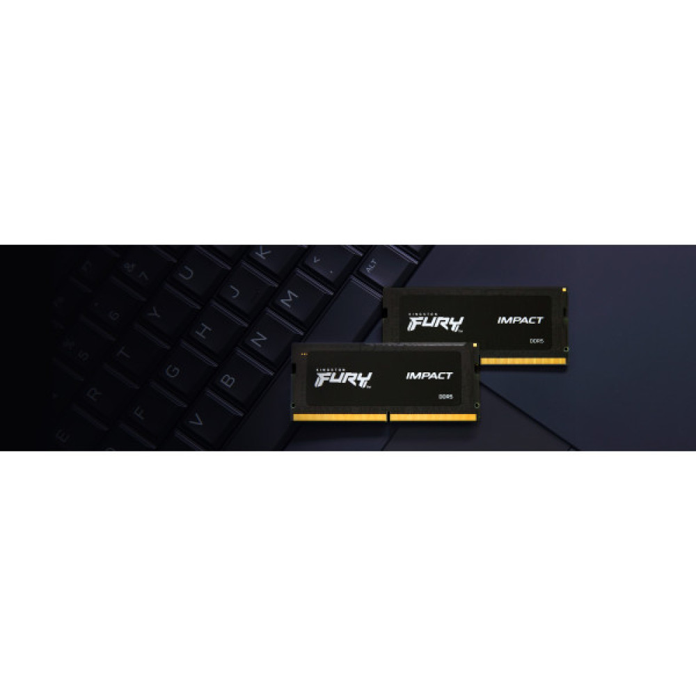 Пам'ять ноутбука Kingston DDR5 64GB KIT (32GBx2) 4800 FURY Impact