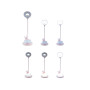 Настільна лампа Kite Cloudy Bunny LED з акумулятором , рожева (K24-493-1-2)