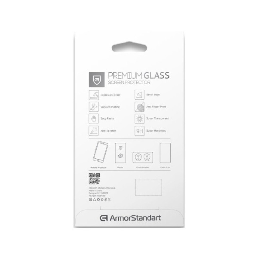 Скло захисне Armorstandart Icon Xiaomi Mi 10T Lite Black (ARM57361)