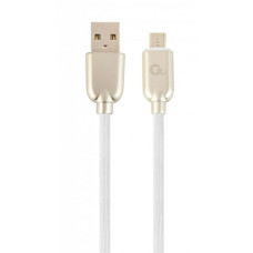 Дата кабель USB 2.0 AM to Micro 5P 1.0m Cablexpert (CC-USB2R-AMmBM-1M-W)