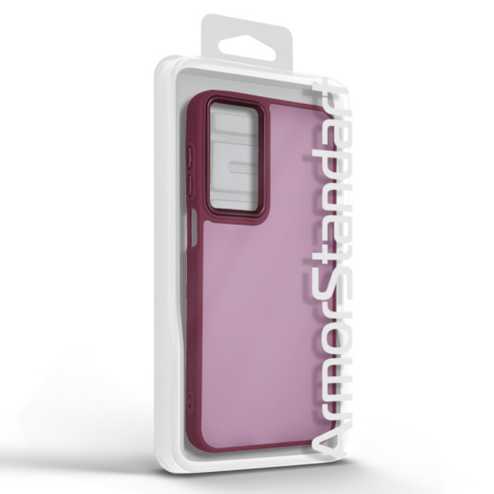 Чохол до мобільного телефона Armorstandart Frame Samsung A16 4G Wine Red (ARM84804)