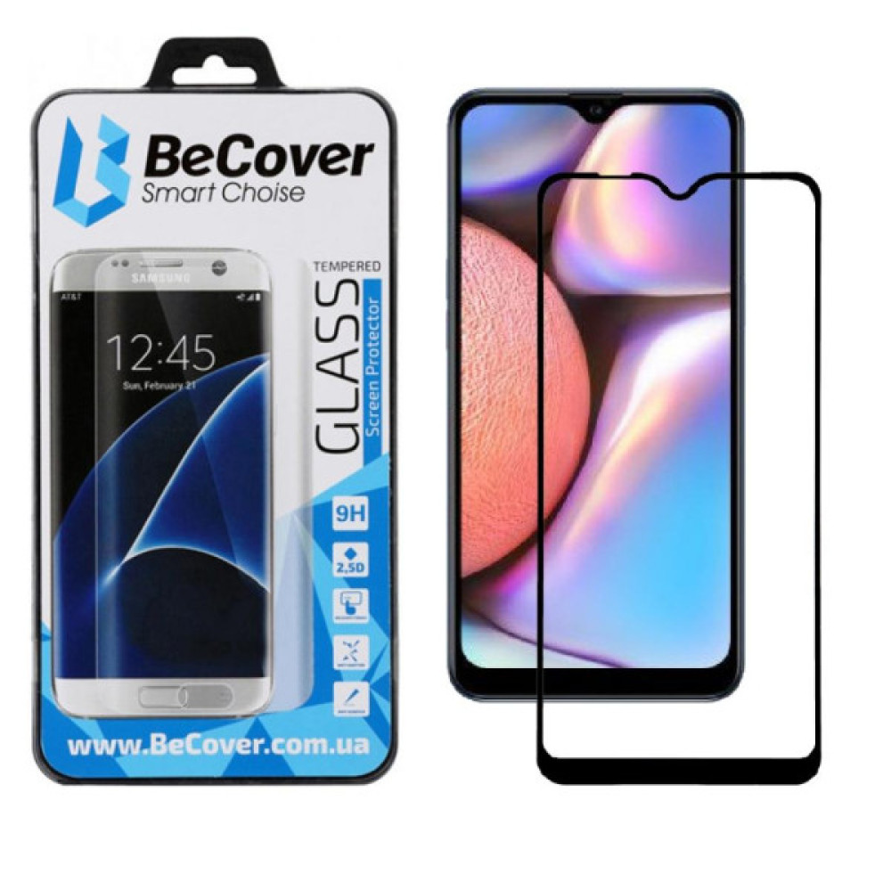 Скло захисне BeCover Samsung Galaxy A10s 2019 SM-A107 Black (704116) Скло захисне BeCover Samsung Galaxy A10s 2019 SM-A107 Black (704116)