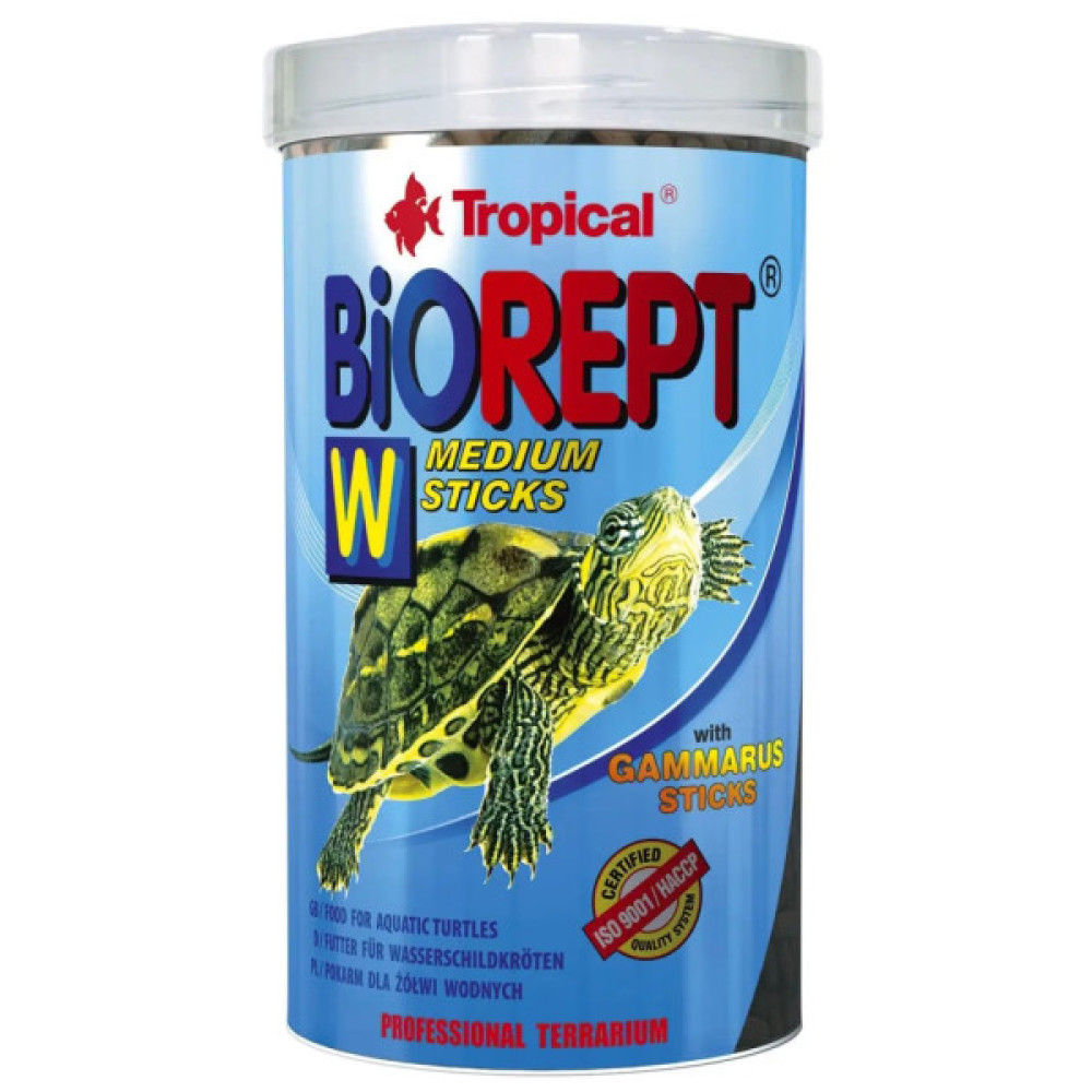 Корм для черепах Tropical Biorept W для земноводних і водних черепах 500 мл/150 г (5900469113653)