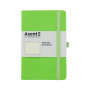 Книга записна Axent Partner 125х195 мм в точку 96 аркушів Салатова (8306-09-A)
