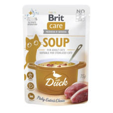Вологий корм для кішок Brit Care Soup with Duck з качкою 75 г (8595602569182)