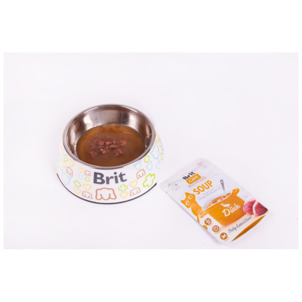 Вологий корм для кішок Brit Care Soup with Duck з качкою 75 г (8595602569182)