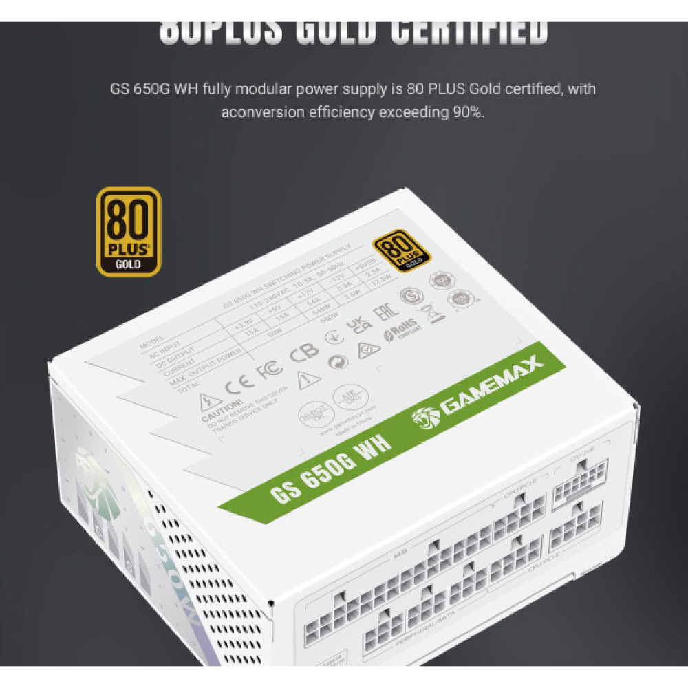 GAMEMAX GS 650G WH V25