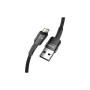 Дата кабель USB 2.0 AM to Lightning 1.0m 2.4A black Essager (EXCL-XC01)