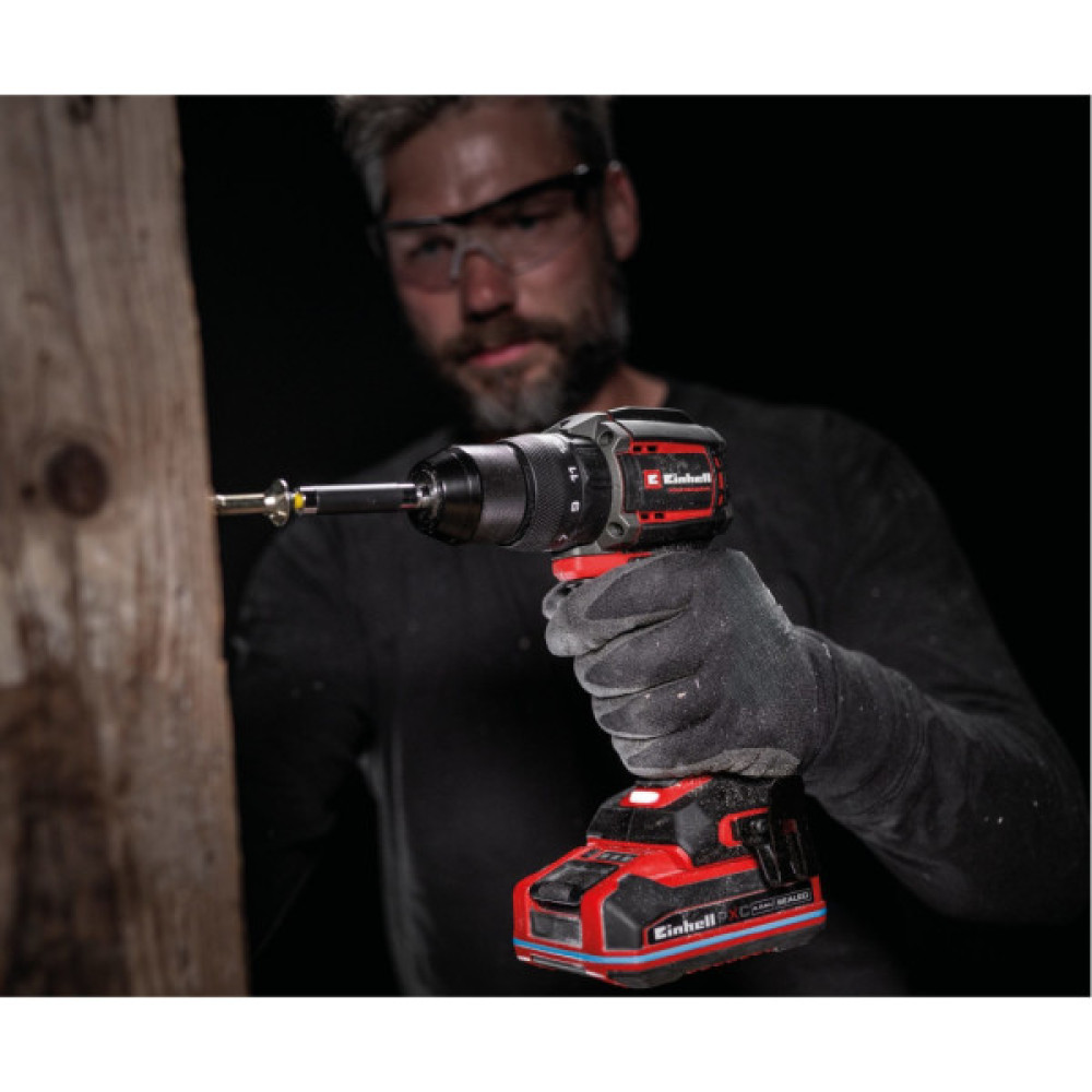 Шуруповерт Einhell Professional, TP-CD 18/50-C Li-i BL - Solo, 18V, 50Нм, 0-500·0-2000об/хв, LED, 0.99кг, (без АКБ (4514400)