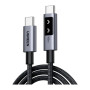 Дата кабель USB-C to USB-C 1.0m PD 100W L509 black Ugreen (35501)