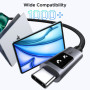 Дата кабель USB-C to USB-C 1.0m PD 100W L509 black Ugreen (35501)