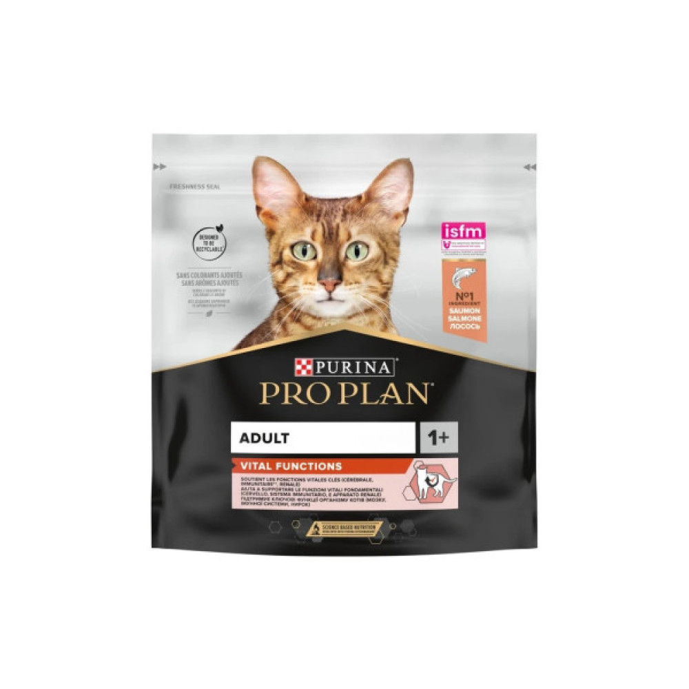 Сухий корм для кішок Purina Pro Plan Original з лососем 400 г (7613036545037)