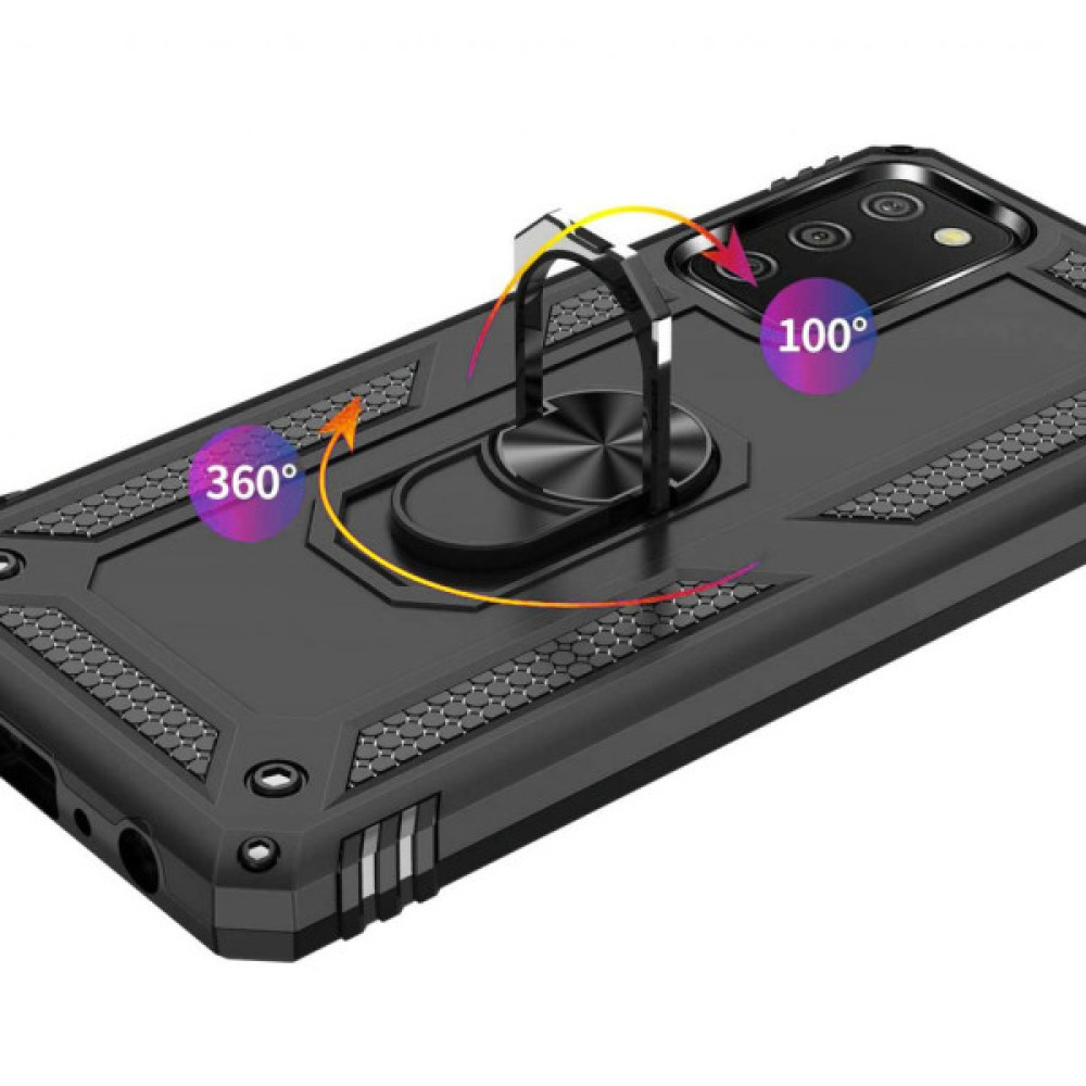 Чохол до мобільного телефона BeCover Military Samsung Galaxy A02s SM-A025/A03s SM-A037/M02s SM-M025 Black (706012) Чохол до мобільного телефона BeCover Military Samsung Galaxy A02s SM-A025/A03s SM-A037/M02s SM-M025 Black (706012)