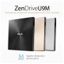 Оптичний привід DVD-RW ASUS SDRW-08U9M-U/GOLD/G/AS (90DD02A5-M29000)