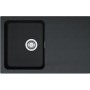 Мийка кухонна Franke Orion, тектонайт, прямокутник, з крилом, 780х500х180мм, чаша - 1, накладна, OID 611-78, чорний