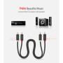 Кабель мультимедійний 2xRCA M to 2xRCA M 2.0m AV104 black Ugreen (10518)