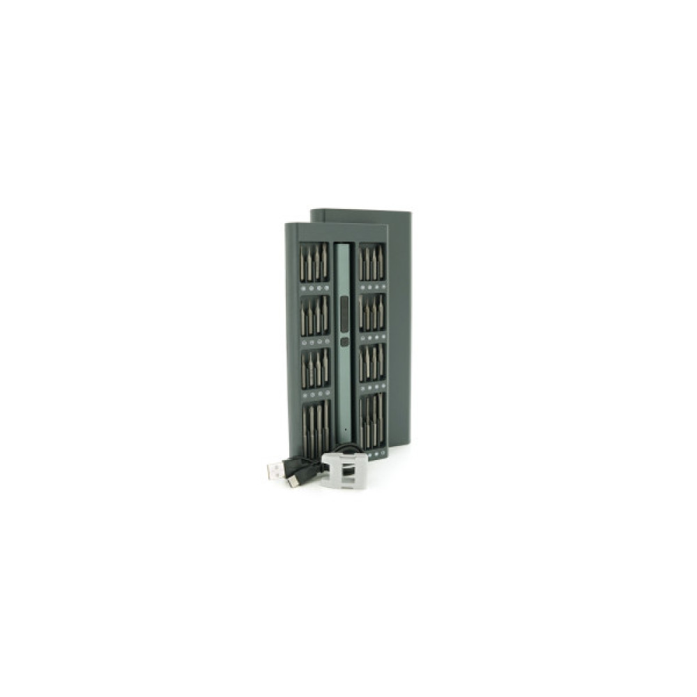 Викрутка акумуляторна Voltronic 66 в 1, тримач 180мм, біти T3, магнітні, алюміній, Box (YT-66-1-T3)