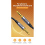 Кабель мультимедійний 3.5mm M to 3.5mm M 2.0m (4pin) AV183 gray Ugreen (20782)