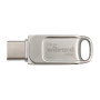 USB флеш накопичувач Wibrand 64GB Bee Silver USB 3.2/Type-C (WI3.2TC/BE64TC039S)