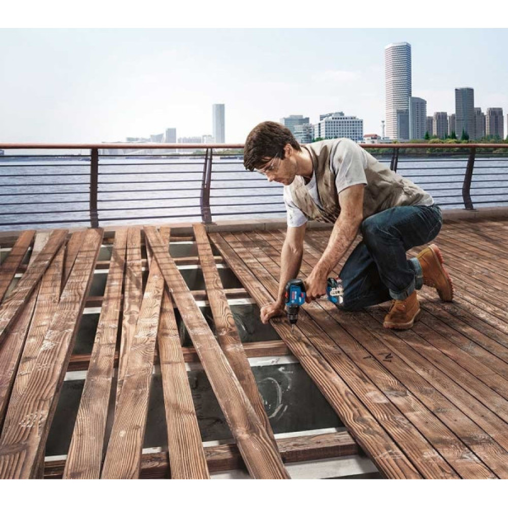 Шурупокрут-дриль ударний акумуляторний Bosch Professional GSB 18 V-50 18V2х2.0А·год 28·50Нм 460-1800об·хв 1.1кг кейс L-Case