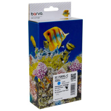 Картридж Barva HP 728 (F9K17A) верс.U1-U10, 300 мл, cyan (IC-728XL-C)