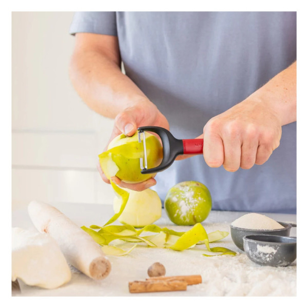 Овочечистка KitchenAid Classic горизонтальна 18 см червоний (KHA145OHEREG)