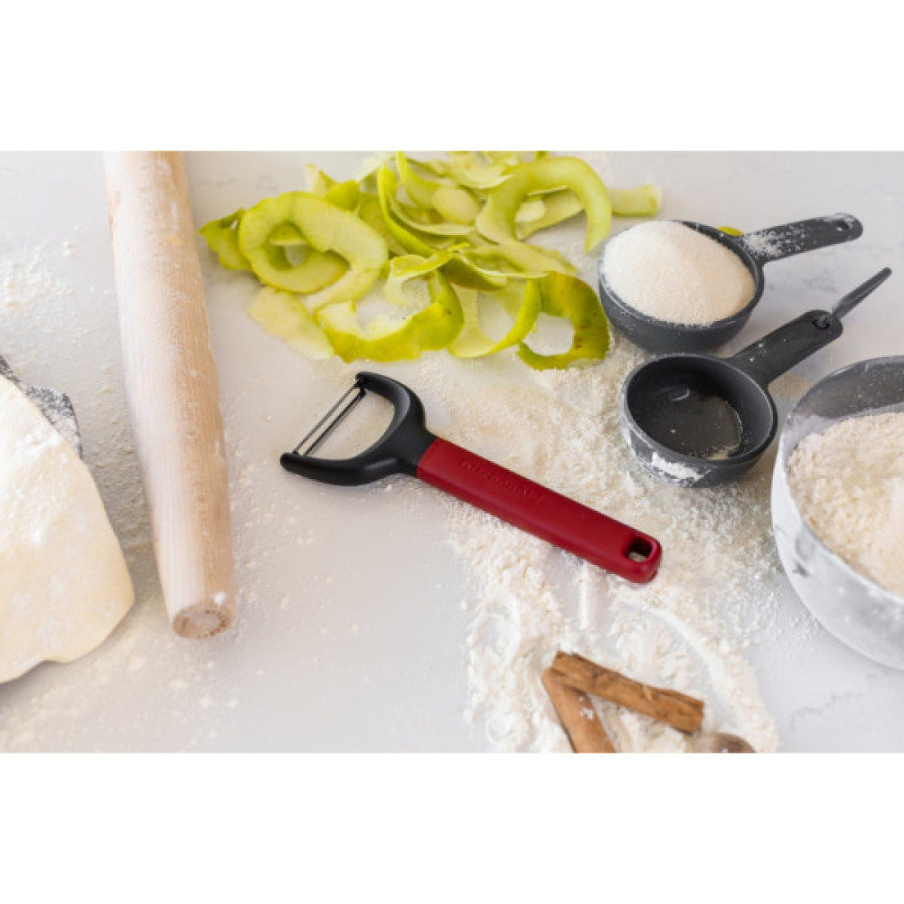 Овочечистка KitchenAid Classic горизонтальна 18 см червоний (KHA145OHEREG)