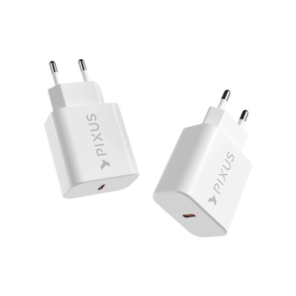 Зарядний пристрій Pixus 1xUSB-C PD20W GaN (4897058532555)