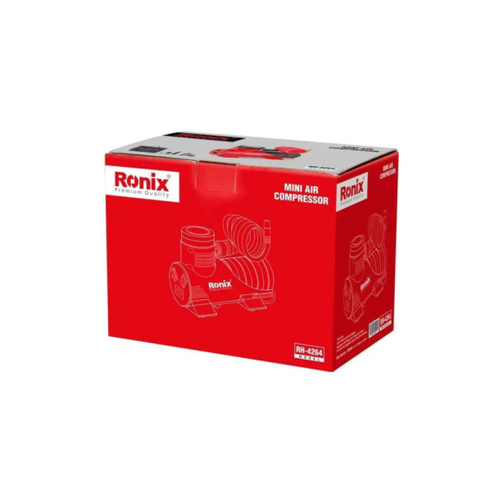 Автомобільний компресор Ronix 12В, 100 PSI, 7 бар (RH-4264)