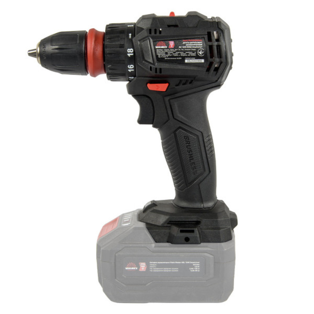 Шуруповерт Vitals Professional, AU 1840 BSQC SmartLine+, 18V, 40Нм, 400·1500об/хв, кейс, (без АКБ та ЗП) (212052)