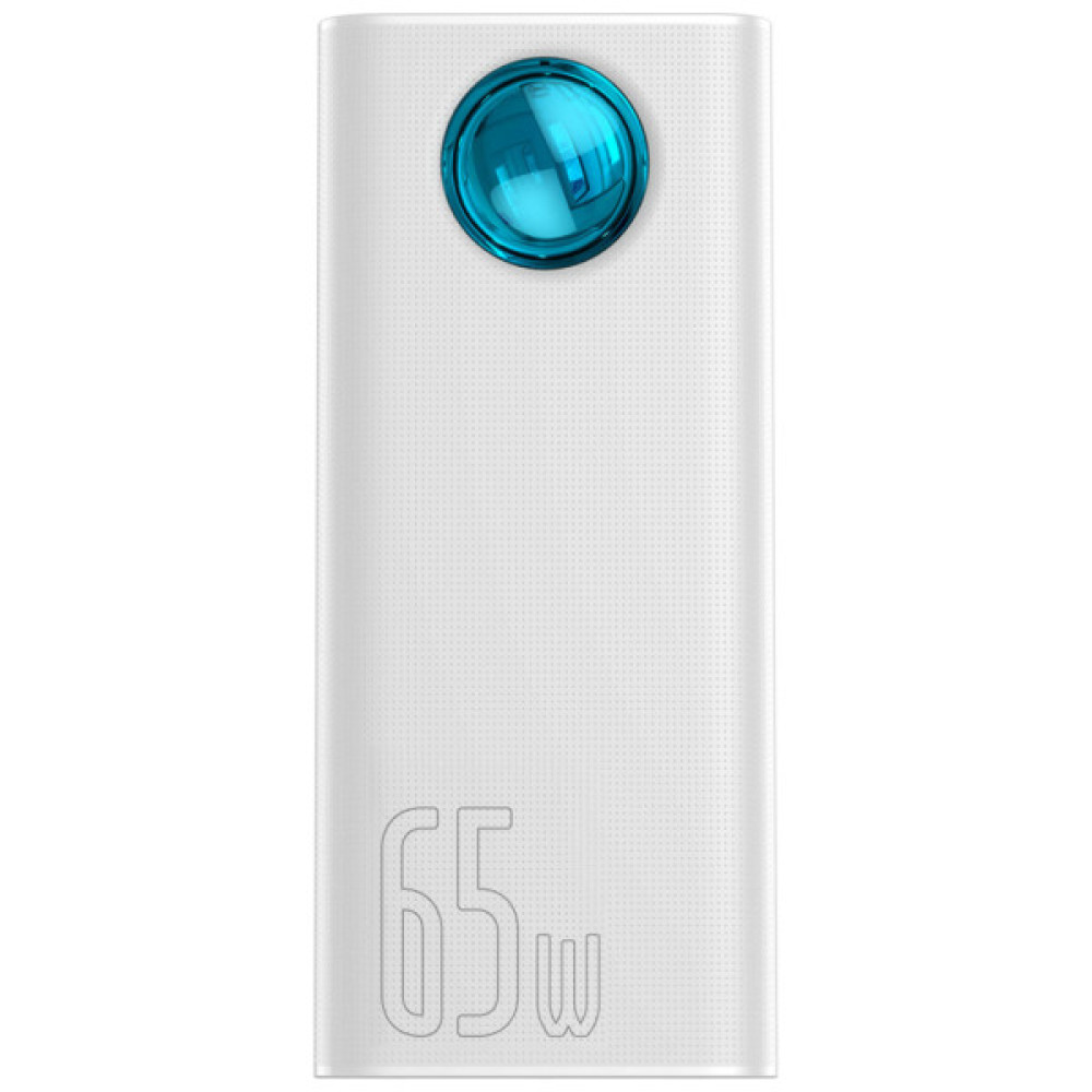 Батарея універсальна Baseus Amblight Digital Quick 30000mAh 65W, White (PPLG000102)