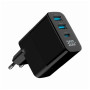 Зарядний пристрій Gembird 2хUSB-A (QC3.0 18W) + 1хType-C (PD20W) LCD black (TA-UC-PDQC30LCD-BK-02) Зарядний пристрій Gembird 2хUSB-A (QC3.0 18W) + 1хType-C (PD20W) LCD black (TA-UC-PDQC30LCD-BK-02)