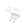 Зарядний пристрій HOCO C104A USB-C PD20W + cable USB-C to Lightning white (6931474782908) Зарядний пристрій HOCO C104A USB-C PD20W + cable USB-C to Lightning white (6931474782908)