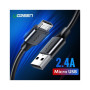Дата кабель USB 2.0 AM to Micro 5P 3.0m 2A US289 black Ugreen (60827) Дата кабель USB 2.0 AM to Micro 5P 3.0m 2A US289 black Ugreen (60827)